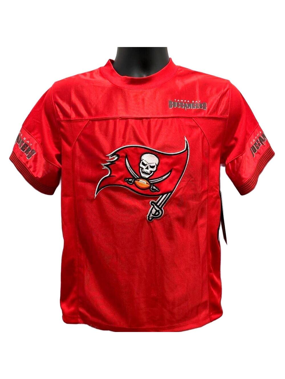 NFL Tampa Bay Buccaneers Team Logo Jersey “Red” Youth 14-16 | NWT